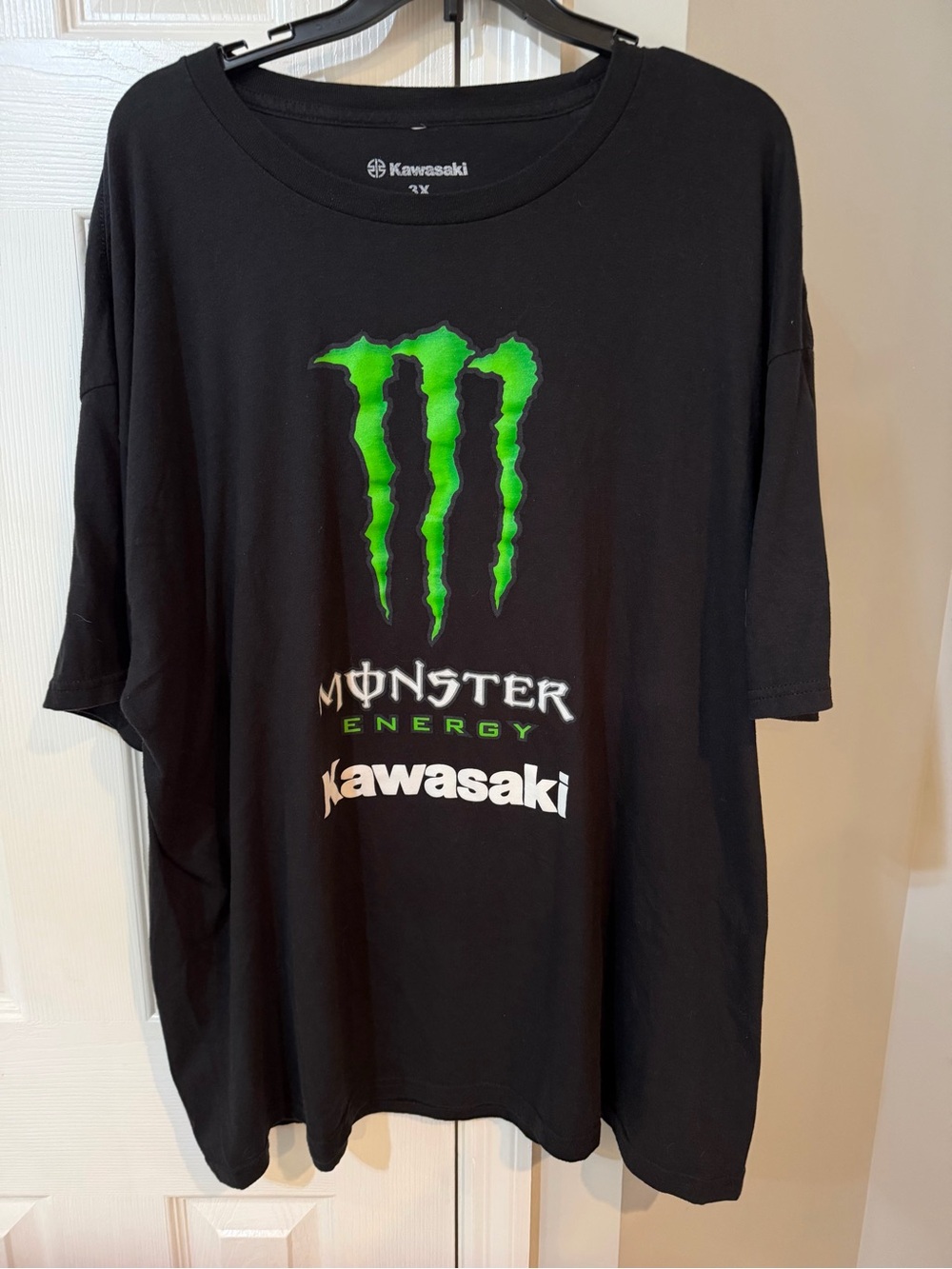 3XL Team Monster Energy Kawasaki Pro Circuit T-shirt Men’s Black MCross Racing